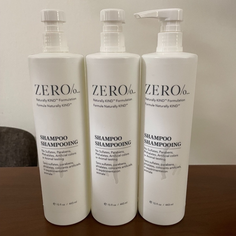 NEW Gilchrist & Soames Zero% Shampoo 15fl OZ  Lot of 3